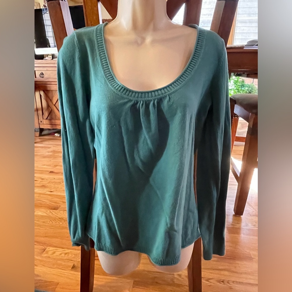 Caslon Large Green Sweater